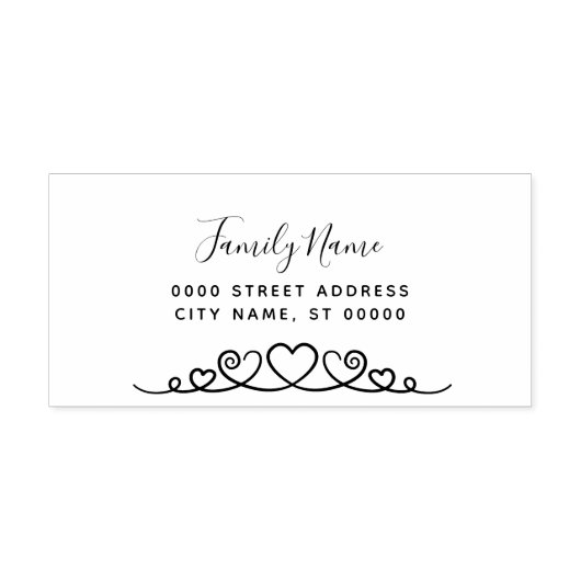 Briefmarke aus schlichtem, selbstfarbenem Kautschu Permastempel (Design)