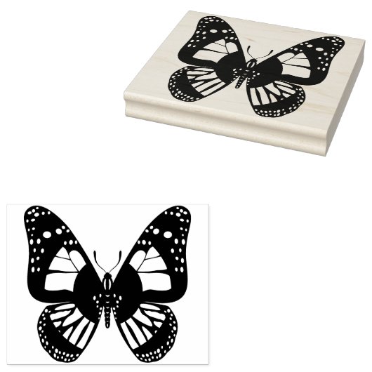 Briefmarke aus Schmetterling Gummistempel (Stempel)