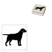 Briefmarke aus schwarzem Labor Gummistempel (Stempel)