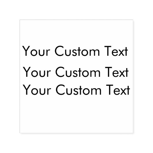 Briefmarke aus selbstfarbigem Kautschuk - bis zu 3 Permastempel (Design)