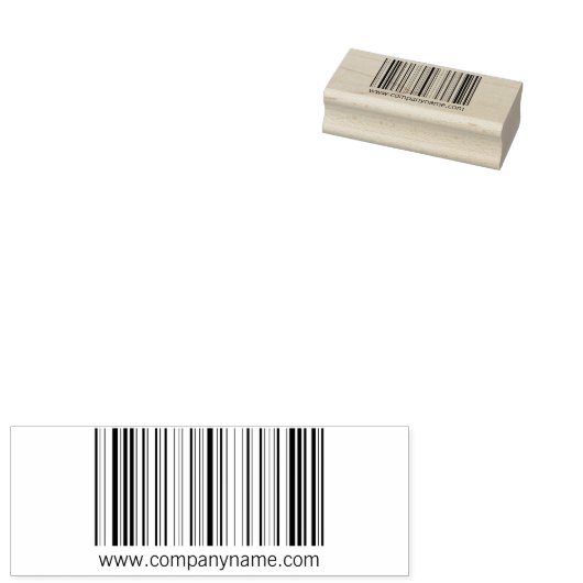 Briefmarke aus Strichcode Gummistempel (Stempel)