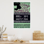 Briefmarke aus Syphilis 1940 WPA Poster (Küche)