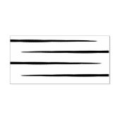 Briefmarke aus Tabby-Stripe Gummistempel (Prägung)