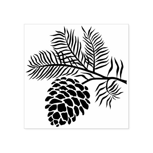 Briefmarke aus Vintagem Kiefernholz Gummistempel (Prägung)