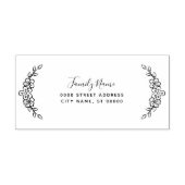 Briefmarke aus Vollkautschuk Permastempel (Design)