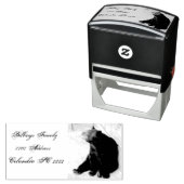 Briefmarke/Bärendesign der Adressenselbstkleber Permastempel (Beispiel)