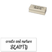 Briefmarke "Beauty" Gummistempel (Stempel)