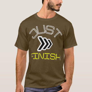 Briefmarke beenden - Männer trainieren Sport T-Shirt