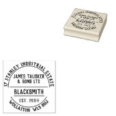 Briefmarke Blacksmith Rubber Gummistempel (Stempel)