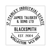 Briefmarke Blacksmith Rubber Gummistempel (Prägung)