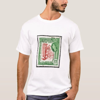 Briefmarke britisches Guayana 1954 72c T-Shirt