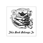 Briefmarke Buchliebhaber Gummistempel (Prägung)