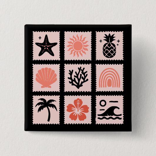 Briefmarke Button (Vorderseite)