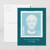 Briefmarke Cicero - Postkarte (Vorne/Hinten)