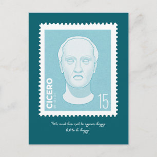 Briefmarke Cicero - Postkarte