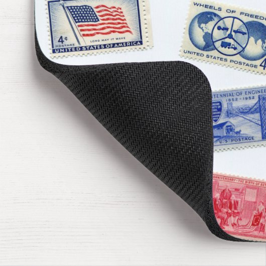 Briefmarke Collection Mouse Mat Mousepad (Ecke)
