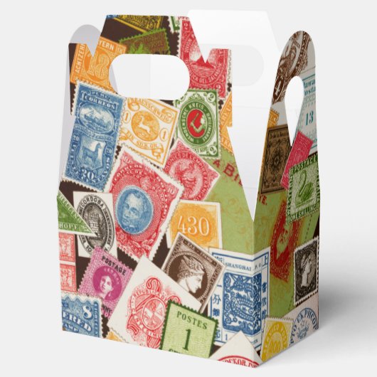 Briefmarke Collector Bevorzugungsbox Geschenkschachtel (Geöffnet)