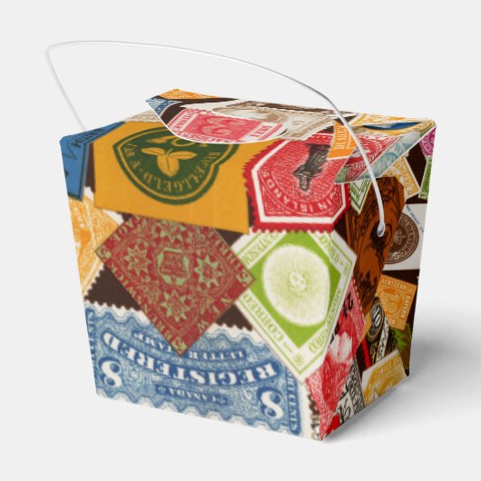 Briefmarke Collector Bevorzugungsbox Geschenkschachtel (Rückseite)