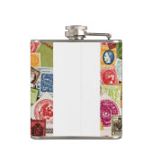 Briefmarke Collector Flask Flachmann (Rückseite)