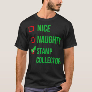 Briefmarke Collector Funny Pajama Weihnachtsgesche T-Shirt