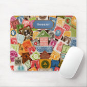 Briefmarke Collector Mousepad (Mit Mouse)