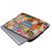Briefmarke Collector Neopren Laptop-Sieb Laptopschutzhülle (Vorne Knopf)