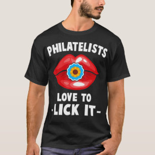 Briefmarke Collector Philatelisten Liebe, um IT-Ho T-Shirt