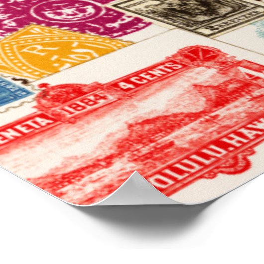 Briefmarke Collector Poster (Ecke)