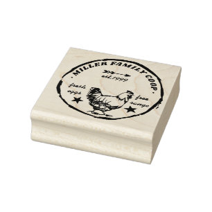 Briefmarke Coop Hen Ei Karton Gummistempel
