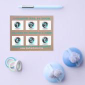 Briefmarke Coupon Book Flyer (Einzeln)