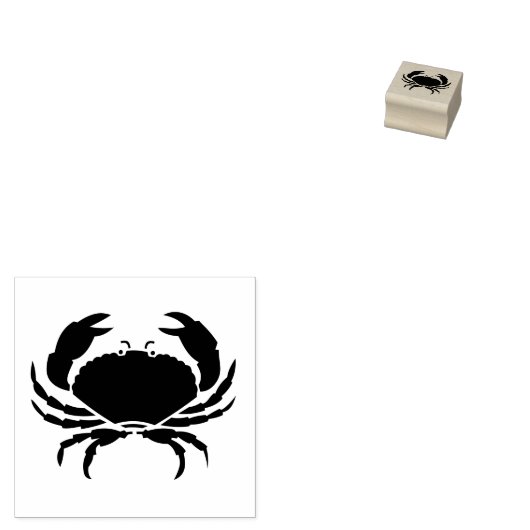 Briefmarke "Crab" Gummistempel (Stempel)