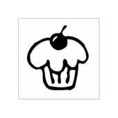 Briefmarke Cupcake Art Gummistempel (Prägung)