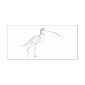 Briefmarke Curlew Gummistempel (Prägung)