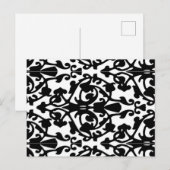 Briefmarke-Damast Postkarte (Vorne/Hinten)