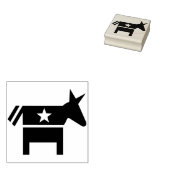 Briefmarke demokratischer Ikone Gummistempel (Stempel)