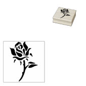 Briefmarke der abstrakten Rose Gummistempel (Stempel)