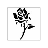 Briefmarke der abstrakten Rose Gummistempel (Prägung)