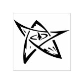 Briefmarke der abstrakten Starkunst Gummistempel (Prägung)