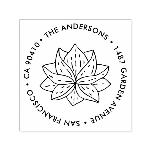 Briefmarke der Adresse, Briefmarke der benutzerdef Permastempel (Design)