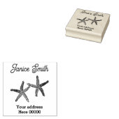 Briefmarke der Adresse Gummistempel (Stempel)