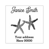 Briefmarke der Adresse Gummistempel (Prägung)