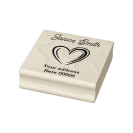 Briefmarke der Adresse Gummistempel