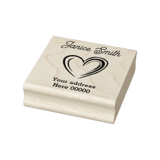 Briefmarke der Adresse Gummistempel (Stempel)