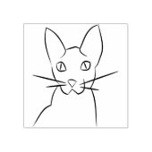 Briefmarke der ähnlichen Katzenbildkunde Gummistempel (Prägung)