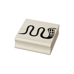Briefmarke der antiken ägyptischen Schlangendarste Gummistempel