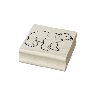 Briefmarke der Babybärentechnik Gummistempel