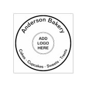 Briefmarke der Bäckerei Gummistempel (Prägung)