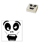 Briefmarke der beängstigenden Bilddarstellung Gummistempel (Stempel)