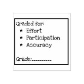 Briefmarke der Bemühung/Teilnahme/Genauigkeitsbewe Gummistempel (Prägung)