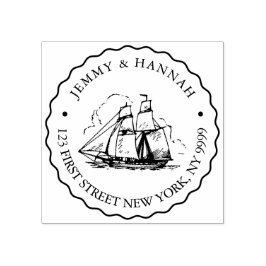 Briefmarke der benutzerdefinierten Adresse, Hochze Gummistempel